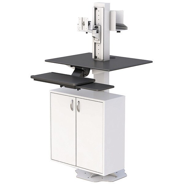 Floor Mounted Computer Workstation