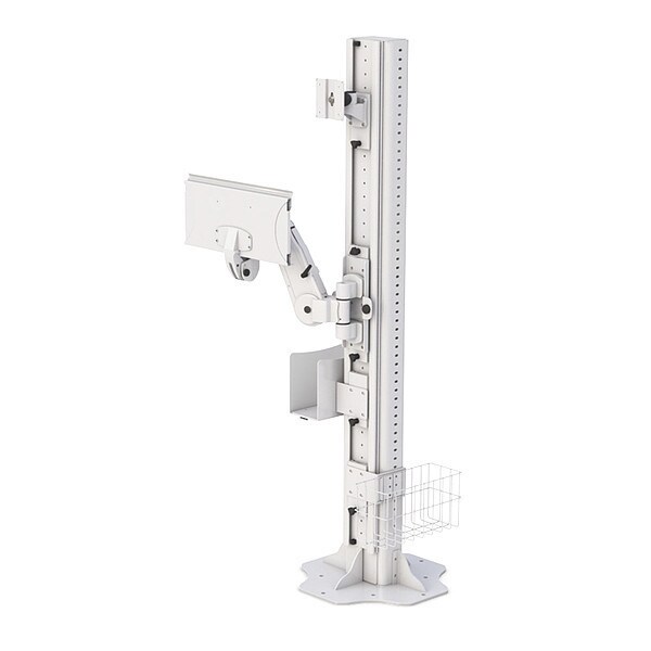 Stationary Floor Mount Computer Stand