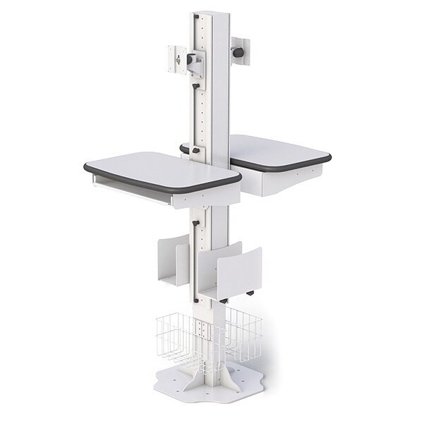 Floor Mounted Industrial Computer Stand