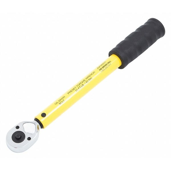 Preset, 3/8" Drive, 31 ft.-lb., Yellow