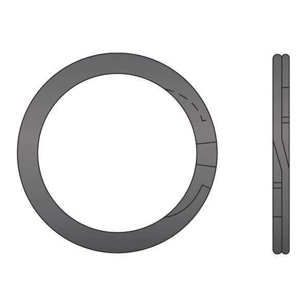 External Retaining Ring, Steel, Plain Finish