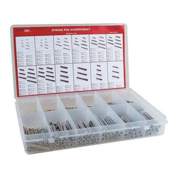 Spring Pin, ZC Assort, 500pcs.