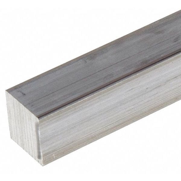 Alum Bar/Rod, 6061, 4 Sq, 1ft.