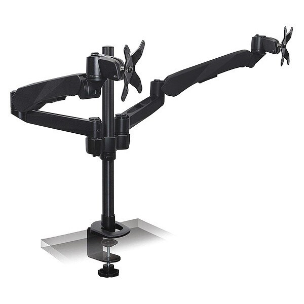 Height Adjustable Dual Monitor Desk Moun