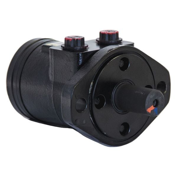 Hydraulic Motor With 4-Bolt Mount/NPT Threads And 2.8 Cubic Inches Displacement