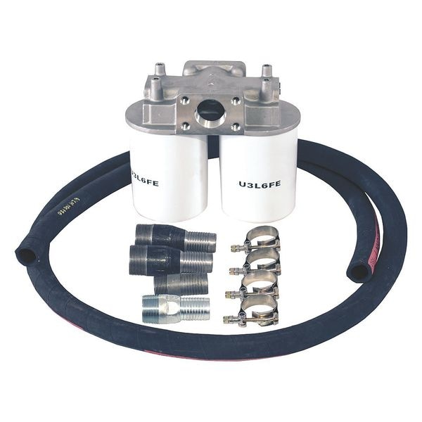 3 Line Filtration Kit With Side-By-Side Filter