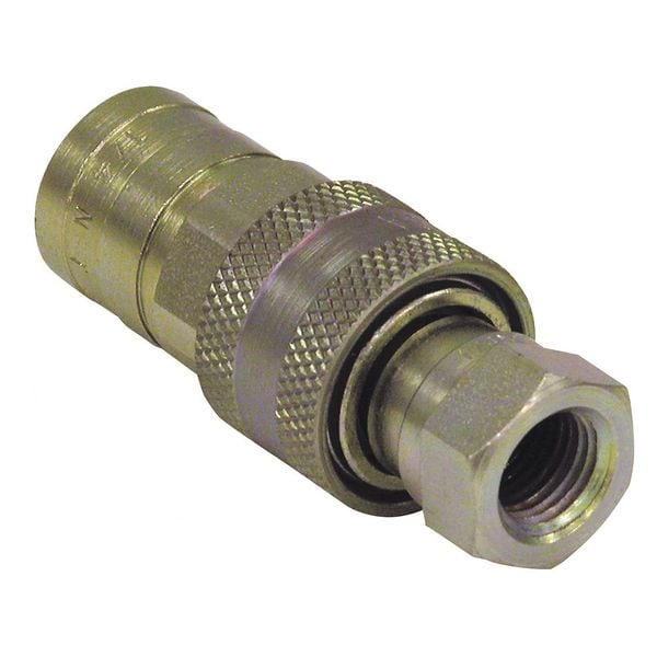 3/4 Inch NPTF Sleeve-Type Hydraulic Quick Coupler Assembly