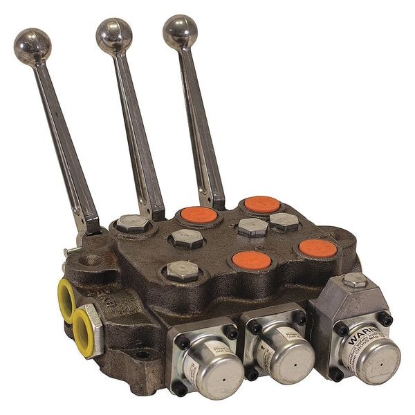 3 Spool Directional Control Valve 4-Way Spring Center/4-Way Spring Center/4-Way
