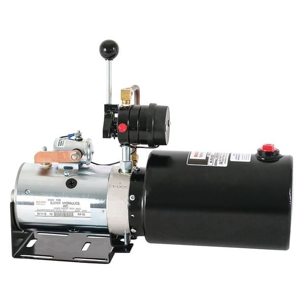 4-Way DC Power Unit-Manual Controls Horizontal 2.20 Gallon Reservoir