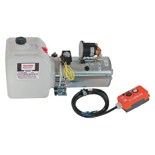 3-Way DC Power Unit with 1.5 Gallon Steel Reservoir and Electric Controls