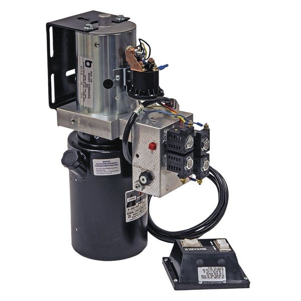 4-Way/3-Way DC Power Unit-Electric Controls Vertical 0.75 Gallon Reservoir