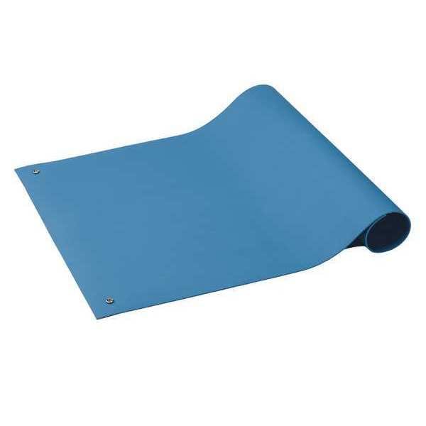 ESD Mat, .06" x 24" x 36", Light, Blue