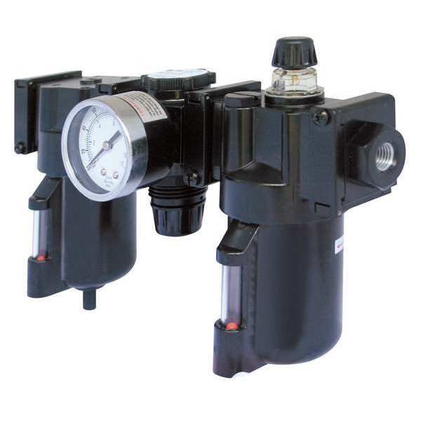 Modular Filter/Regulator/Lube Combo, 1/4"