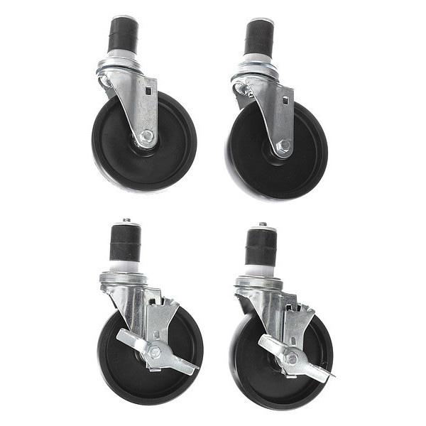Caster Kit, Med Duty 1-5/8" Exp Stem Cas
