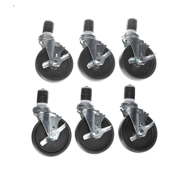 Caster Kit, Med Duty 1-5/8" Exp Stem Cas