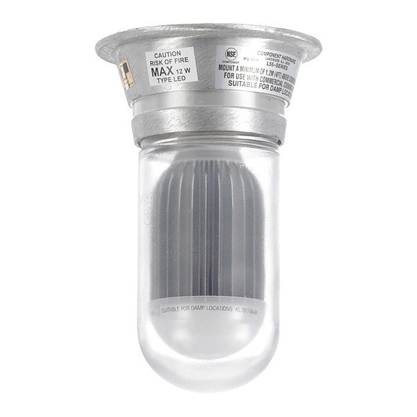 Surface Mt Warm White LED Hood Light Cle