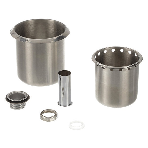 Encore Stainless Steel Dipper Well Assembly complete less faucet
