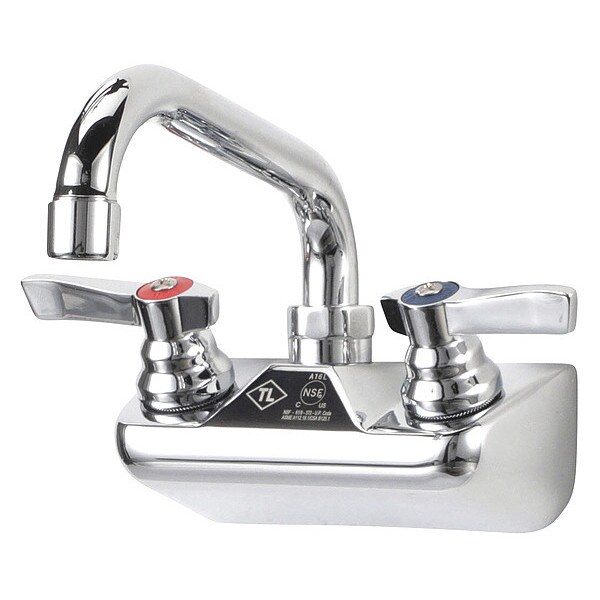 4" Mount, Commercial OC Wall Mount Faucet 4", Ceramic Valves