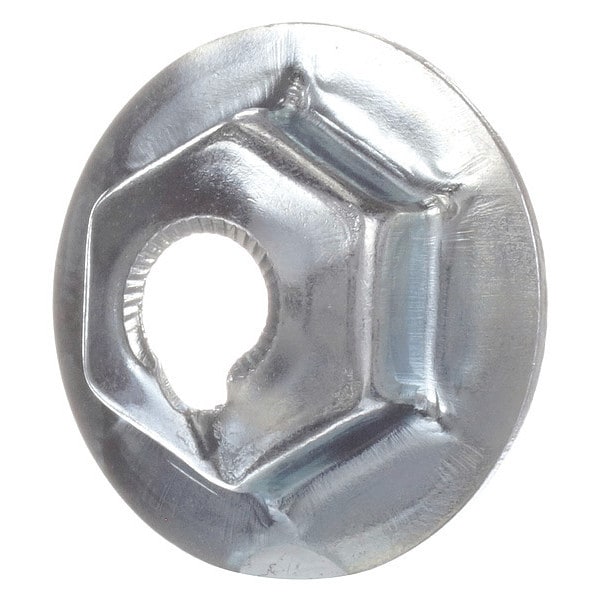 Plated Steel Open Top Combintion Locknut