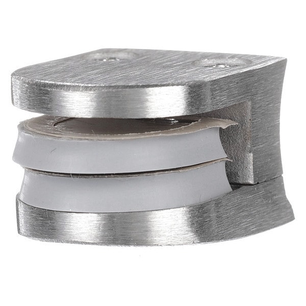 Stainless Steel Top Glass Clamp with Gaskets for 3/8" Glass