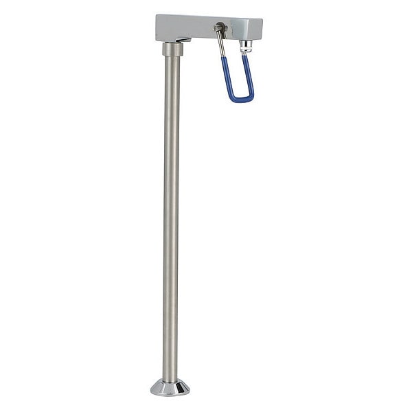 Encore Glass Filler, deck mount, 15" riser, polished chrome plated brass finish, low lead, 3/8" NPT