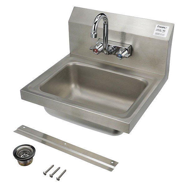Encore Wall Mt S/S Hand Sink 4" OC Mtg H
