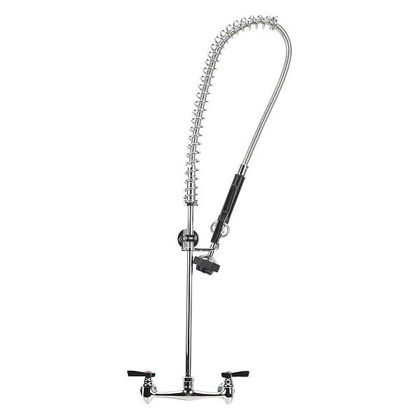 Top-Line 8" OC Wall Mount Pre-Rinse Assembly with PowerPulse 1.05GPM Spray