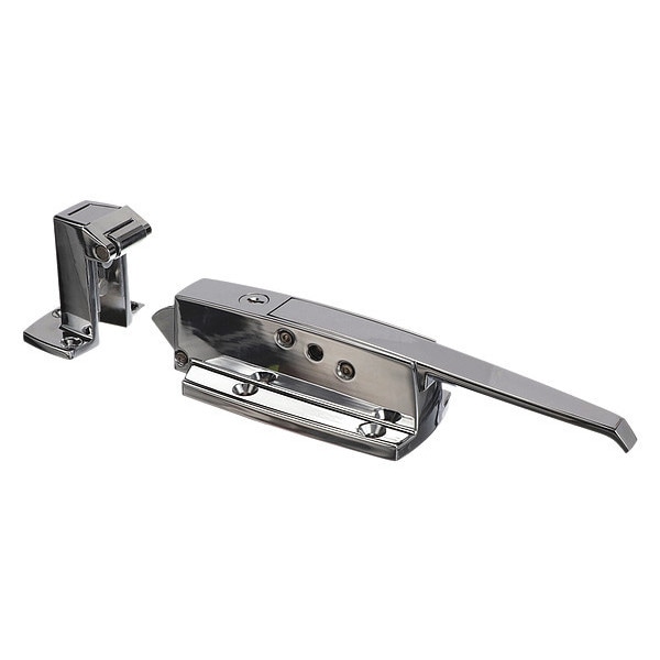 Polished CP Walk-In Door Latch Lock and