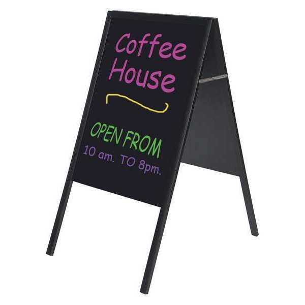 24"x36" Magnetic Wet Erase Sign Board, Dry Erase Width: 36"