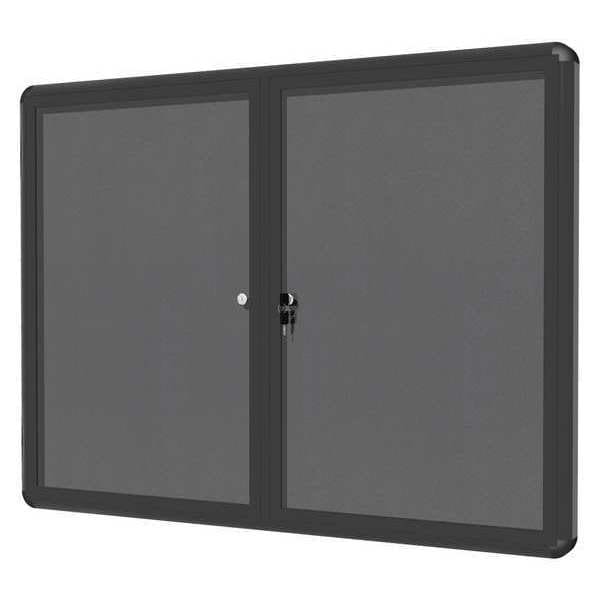 Enclosed Bulletin Board 3x4ft.ft., 2 Door