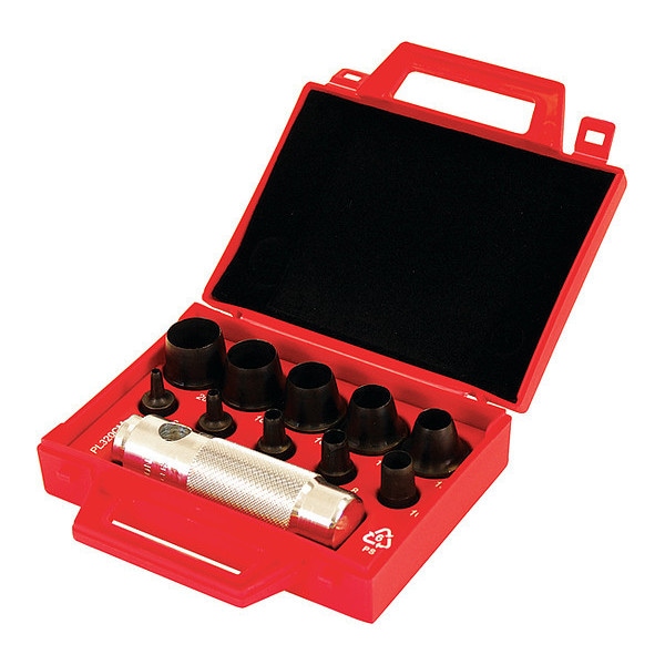Metric Hollow Punch Kit, 11 pcs.