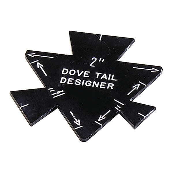 Dove-Tail Designer Template, 2-1/8" L