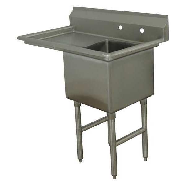 24" W x 44-1/2" L x 43" H, 16 ga. 304 Stainless Steel