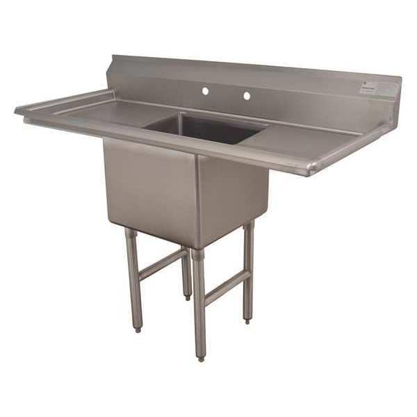 24" W x 66" L x 43" H, 16 ga. 304 Stainless Steel