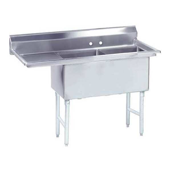 24" W x 56-1/2" L x 43" H, 14 ga. 304 Stainless Steel