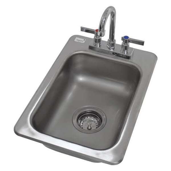 Sink, Counter Top Drop-In, 10x14x5, 20g