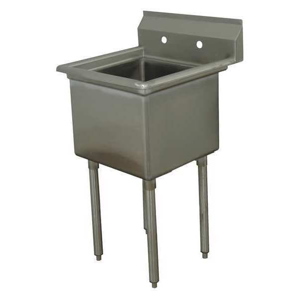 23-3/4" W x 23" L x 42-3/4" H, 18 ga. 304 Stainless Steel