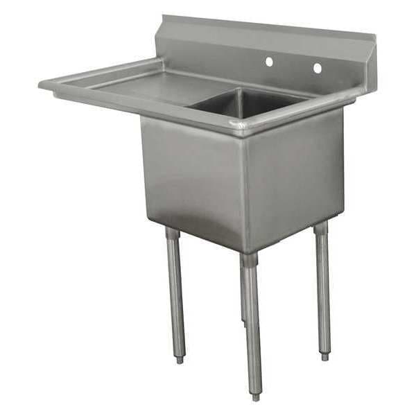 25-3/4" W x 36-1/2" L x 42-3/4" H, 18 ga. 304 Stainless Steel