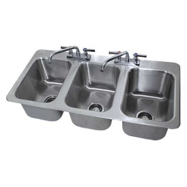 Sink, Counter Top Drop-In, 10x14x10, 20g