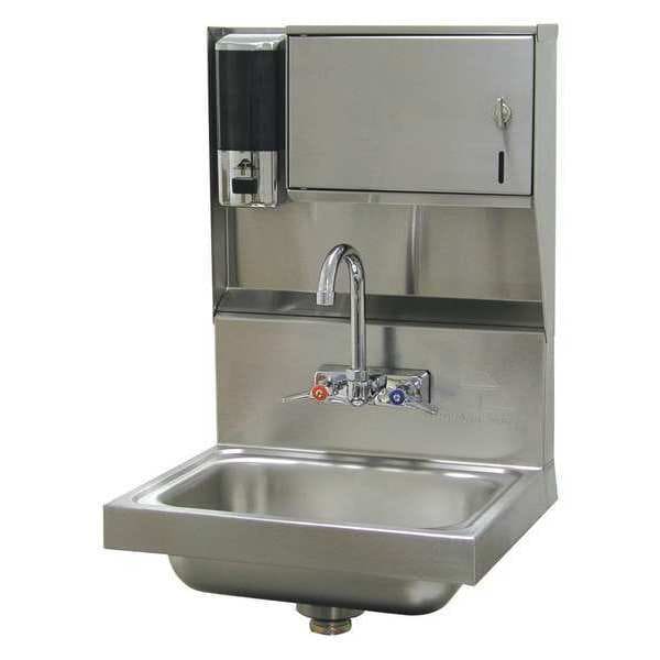 Wall Hand Wash Sink, 10x14x5, 20g
