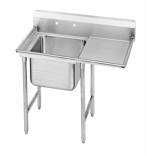 27" W x 43" L x 42" H, Heavy gauge 304 Stainless Steel