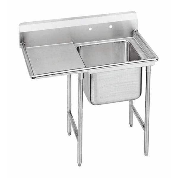 27" W x 43" L x 42" H, Heavy gauge 304 Stainless Steel
