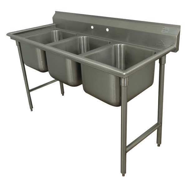 27" W x 62" L x 42" H, Heavy gauge 304 Stainless Steel