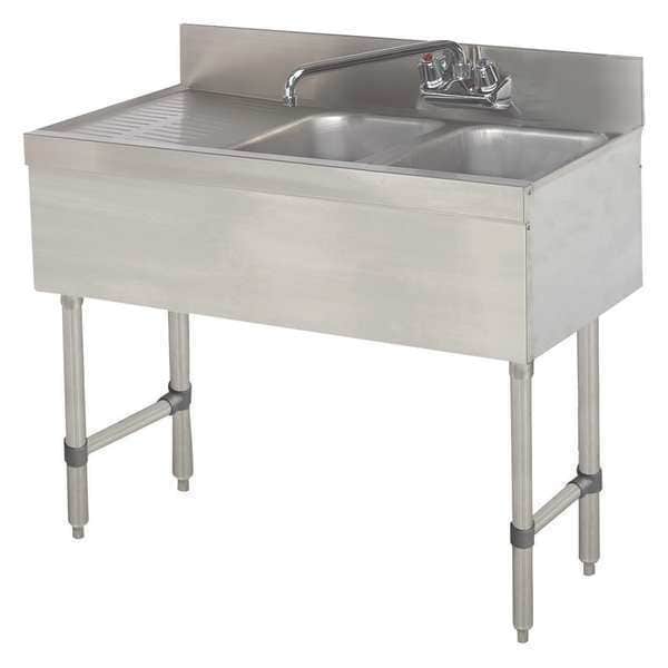 18" W x 36" L x Splash Mount (Faucet), Utility Sink and Laundry Tub