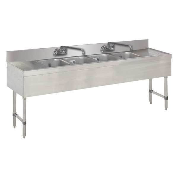 18" W x 72" L x Splash Mount (Faucet), Utility Sink and Laundry Tub