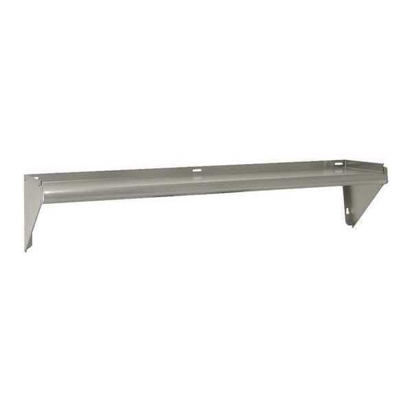 Stainless Steel Wall Shelf, 11-1/8"D x 24"W x 9-1/2"H, Silver