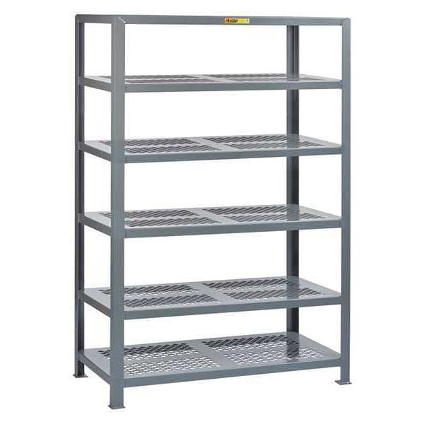 Metal Shelving Unit, 24"D x 36"W x 72"H, 6 Shelves, Reinforced Steel
