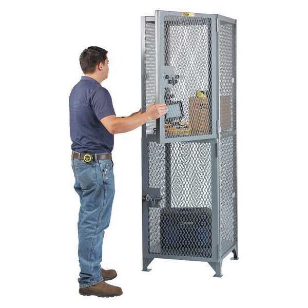 Shelving Compact Storage Locker, 78 in H, 25 in W