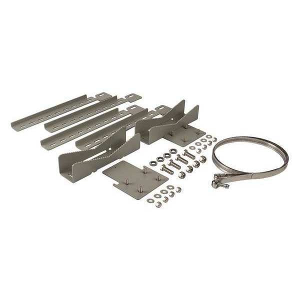 Pole Mount Kit, Carbon Steel, Pole Mount Kit Box Type