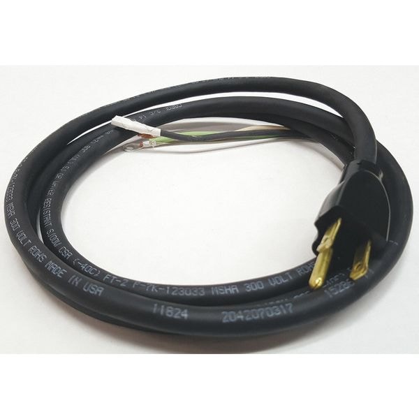 Cord and Plug, 6 ft., 230 Volt